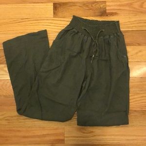 Ci Sono, size large, army green, linen